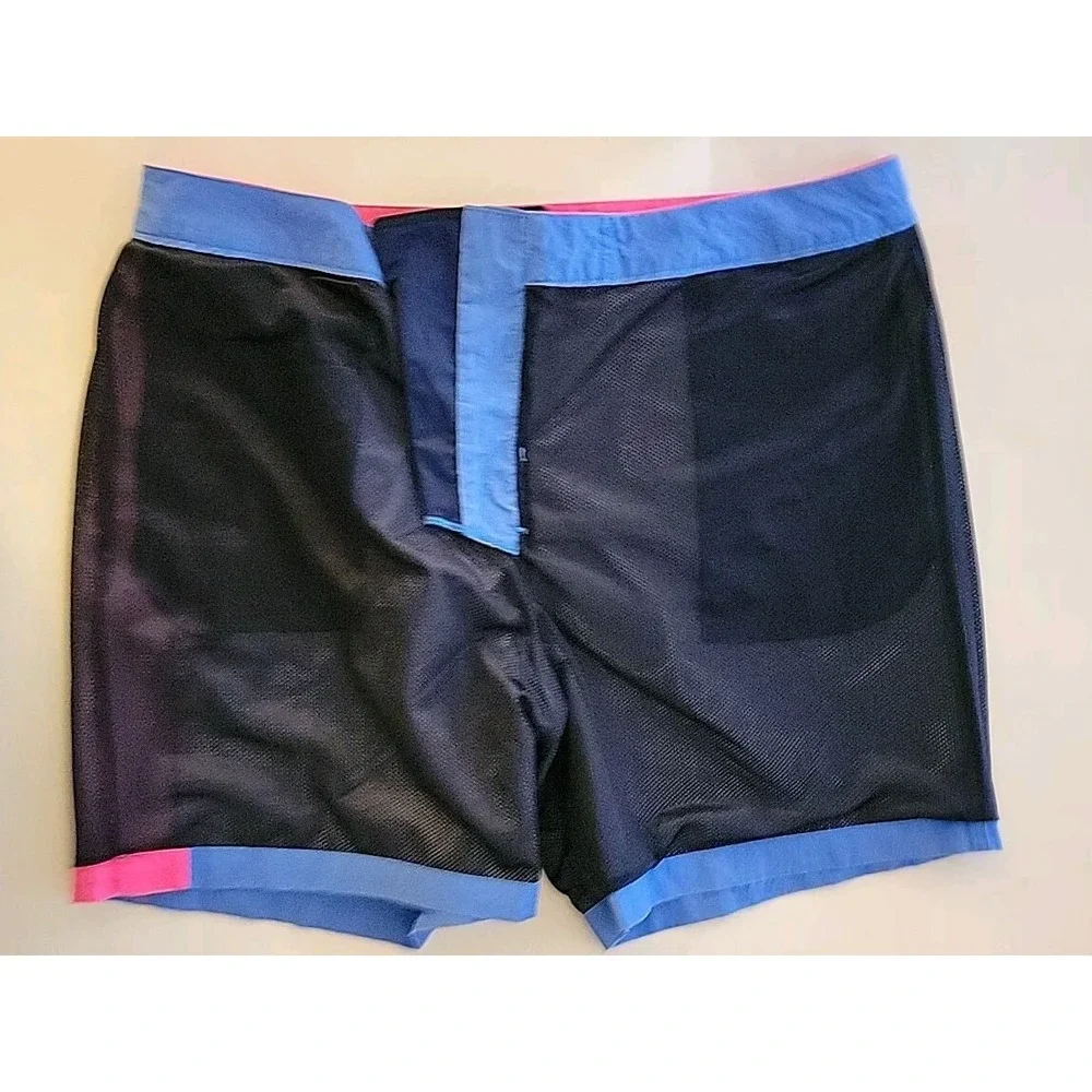 Vineyard Vines Men's Lined Swim Trunks Size 40 Retro Pink Blue 98 Montauk
